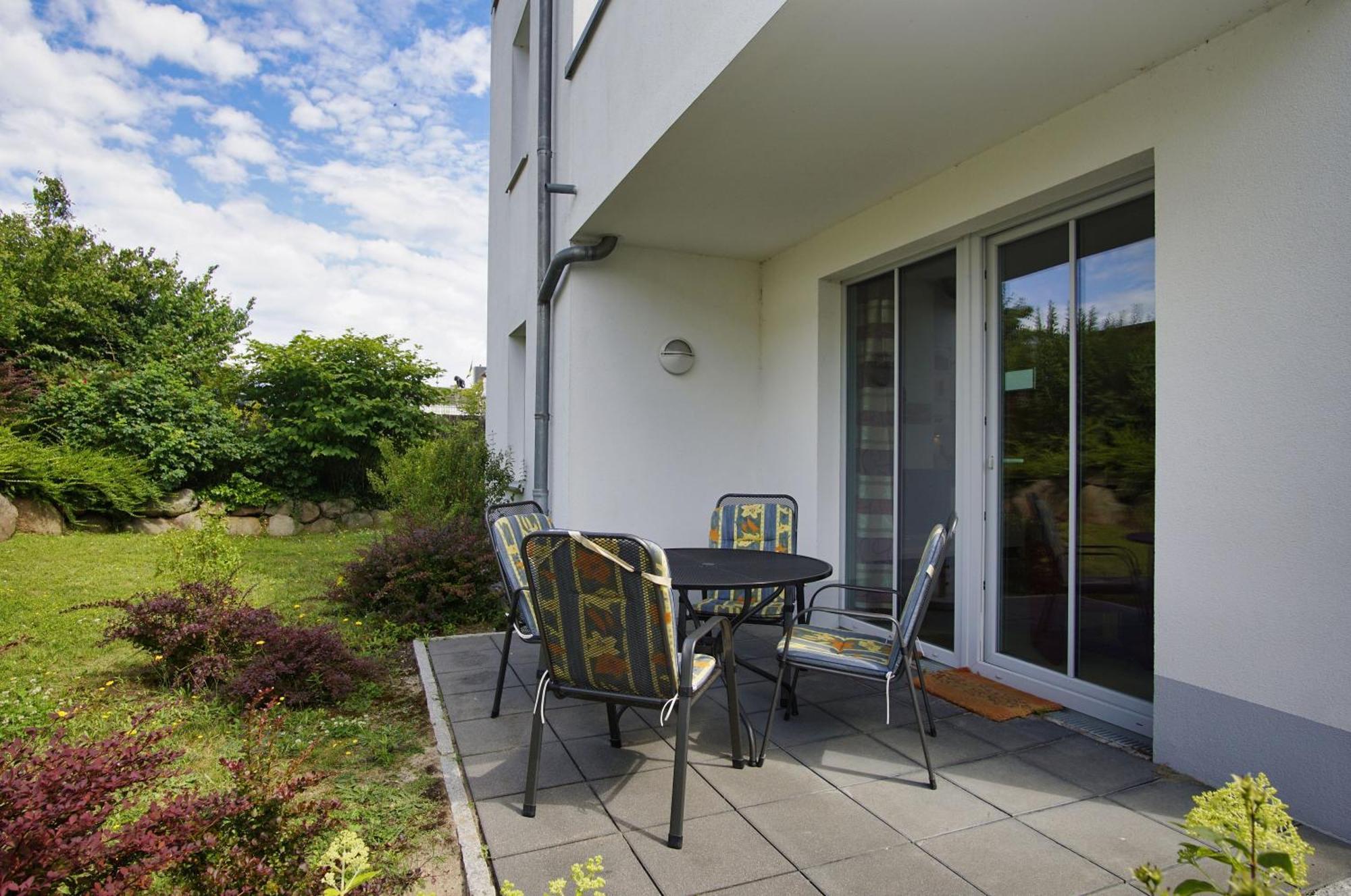 Terrasse, Gratis Nutzung Vom Ahoi Erlebnisbad Und Sauna In Sellin - Villa Antje Fewo 04 ゲーレン エクステリア 写真